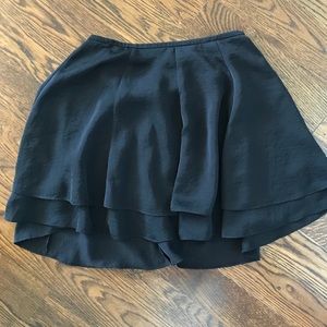 silence + noise silk skirt